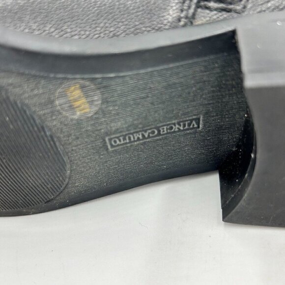 Vince Camuto Leisha Brown Black Leather 6.5 M 36.5 Knee High Riding Boots - Picture 13 of 13